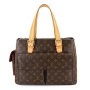 Pre-owned Fabric louis-vuitton-bags Louis Vuitton Vintage , Brown , Da...