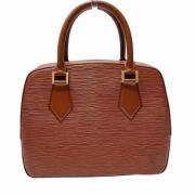 Pre-owned Leather handbags Louis Vuitton Vintage , Brown , Dames