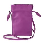 Pre-owned Leather crossbody-bags Loewe Pre-owned , Purple , Dames