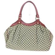 Pre-owned Canvas handbags Gucci Vintage , Beige , Dames