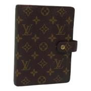 Pre-owned Canvas home-office Louis Vuitton Vintage , Brown , Dames