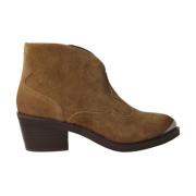 Dames cowboystijl enkellaarsjes in toffee Bruno Premi , Brown , Dames