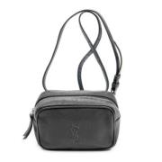 Pre-owned Leather shoulder-bags Yves Saint Laurent Vintage , Gray , Da...