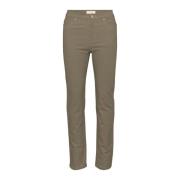 Slim-fit Ranapw Pa Broek Walnoot Part Two , Brown , Dames