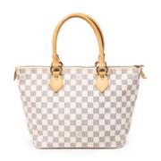 Pre-owned Coated canvas shoulder-bags Louis Vuitton Vintage , White , ...