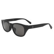 Pre-owned Plastic sunglasses Moncler Pre-owned , Black , Dames