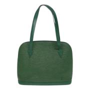 Pre-owned Leather louis-vuitton-bags Louis Vuitton Vintage , Green , D...