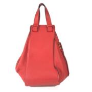 Pre-owned Leather handbags Loewe Pre-owned , Red , Dames