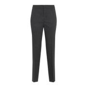 Grijze Broek Aw24 Dameskleding Fabiana Filippi , Gray , Dames