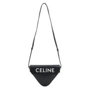 Pre-owned Leather celine-bags Celine Vintage , Black , Dames