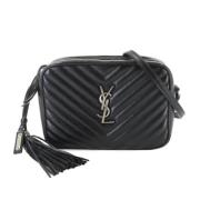 Pre-owned Leather shoulder-bags Yves Saint Laurent Vintage , Black , D...