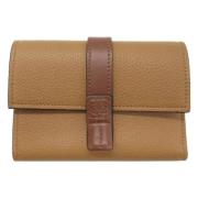 Pre-owned Leather wallets Loewe Pre-owned , Brown , Dames