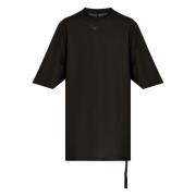 Zwarte Oversized Katoenen T-shirt Rick Owens , Black , Heren