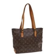 Pre-owned Canvas totes Louis Vuitton Vintage , Brown , Dames