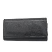 Pre-owned Fabric key-holders Louis Vuitton Vintage , Black , Heren