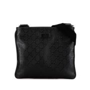 Pre-owned Fabric shoulder-bags Gucci Vintage , Black , Dames