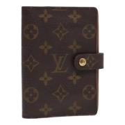 Pre-owned Canvas home-office Louis Vuitton Vintage , Brown , Dames