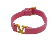 Pre-owned Yellow Gold bracelets Valentino Vintage , Pink , Dames