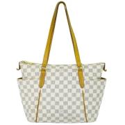 Pre-owned Canvas louis-vuitton-bags Louis Vuitton Vintage , White , Da...