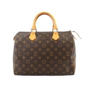 Pre-owned Canvas louis-vuitton-bags Louis Vuitton Vintage , Brown , Da...