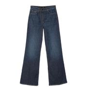 Blauwe Denim Jeans Seventy , Blue , Dames