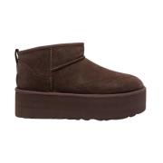 Klassieke Ultra Mini Platformlaarzen UGG , Brown , Dames