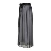 Zwarte Rok Aw24 Damesmode Dolce & Gabbana , Black , Dames