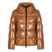 Glanzende donsjack Herno , Brown , Dames