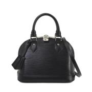 Pre-owned Leather louis-vuitton-bags Louis Vuitton Vintage , Black , D...