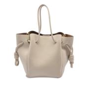 Pre-owned Leather totes Loewe Pre-owned , Gray , Dames