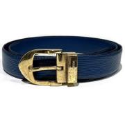 Pre-owned Leather belts Louis Vuitton Vintage , Blue , Unisex