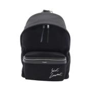 Pre-owned Cotton backpacks Yves Saint Laurent Vintage , Black , Dames