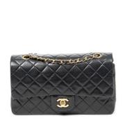 Pre-owned Leather shoulder-bags Chanel Vintage , Black , Dames