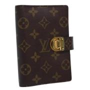 Pre-owned Canvas home-office Louis Vuitton Vintage , Brown , Dames