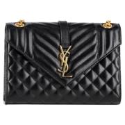 Pre-owned Leather crossbody-bags Yves Saint Laurent Vintage , Black , ...