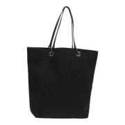 Pre-owned Canvas totes Gucci Vintage , Gray , Dames