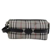 Pre-owned Canvas clutches Burberry Vintage , Gray , Dames