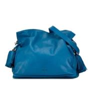 Pre-owned Leather shoulder-bags Loewe Pre-owned , Blue , Dames