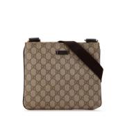 Pre-owned Fabric shoulder-bags Gucci Vintage , Beige , Dames