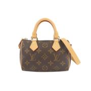 Pre-owned Fabric louis-vuitton-bags Louis Vuitton Vintage , Brown , Da...