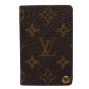 Pre-owned Canvas wallets Louis Vuitton Vintage , Brown , Dames