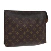 Pre-owned Canvas pouches Louis Vuitton Vintage , Brown , Dames