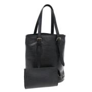 Pre-owned Leather louis-vuitton-bags Louis Vuitton Vintage , Black , D...