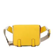 Pre-owned Canvas shoulder-bags Loewe Pre-owned , Yellow , Dames