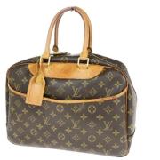 Pre-owned Canvas handbags Louis Vuitton Vintage , Brown , Dames