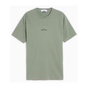 Casual Katoenen T-shirt Stone Island , Green , Heren