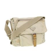 Pre-owned Nylon prada-bags Prada Vintage , Beige , Dames