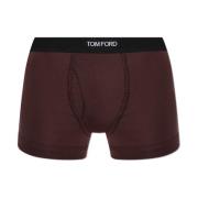 Katoenen Boxershorts Tom Ford , Brown , Heren