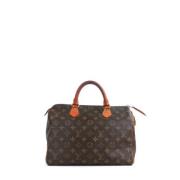 Pre-owned Leather louis-vuitton-bags Louis Vuitton Vintage , Brown , D...