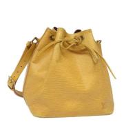 Pre-owned Leather louis-vuitton-bags Louis Vuitton Vintage , Yellow , ...